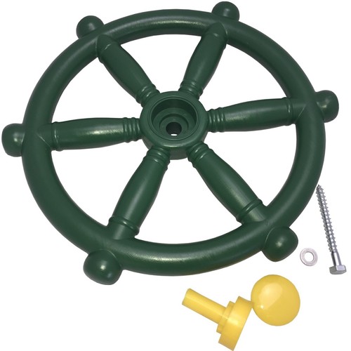 Piratenlenkrad grün ø30cm - piratenlenkrad,