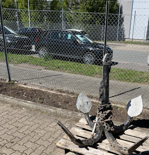 Großer schiffsanker aus - schiffsanker,